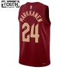 NBA Børn Trøje Cleveland Cavaliers Lauri Markkanen 24 2022-23 Nike Icon Edition Maroon Swingman